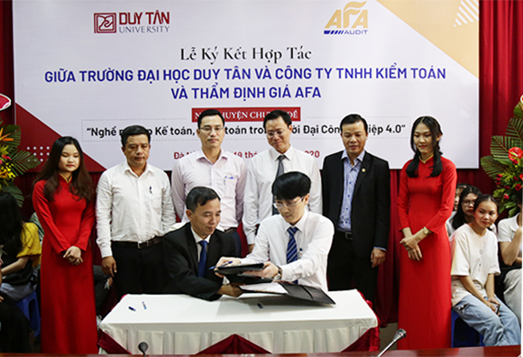 Đại học Duy Tân Ký kết Hợp tác với Công ty TNHH Kiểm toán và Thẩm định giá AFA